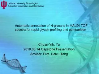 Automatic annotation of N-glycans in MALDI-TOF spectra for rapid glycan profiling and comparison