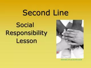 Second Line Social Responsibility Lesson