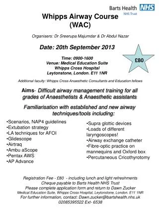 Whipps Airway Course (WAC)