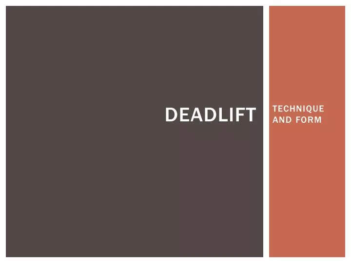 deadlift