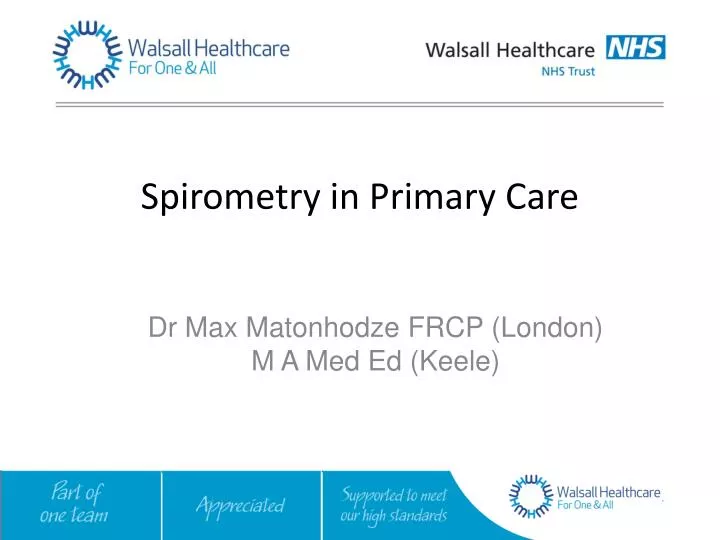 spirometry in primary care