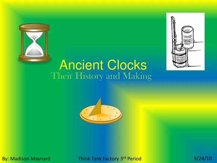 ancient clocks