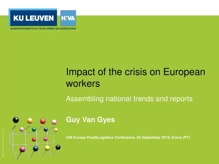 impact of the crisis on european workers