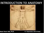 Introduction to Anatomy for Future Pharmacists: Understanding Structure and Function - slide 1