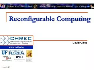 Reconfigurable Computing