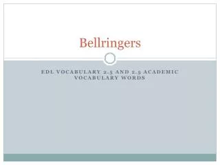 Bellringers