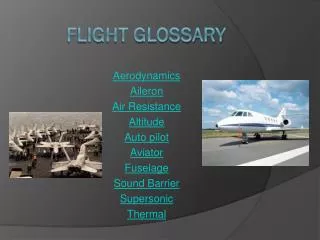 flight glossary