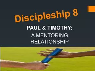 Discipleship 8