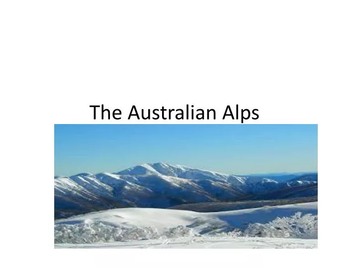 the australian alps