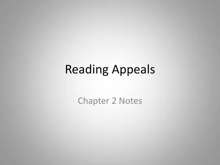 reading appeals