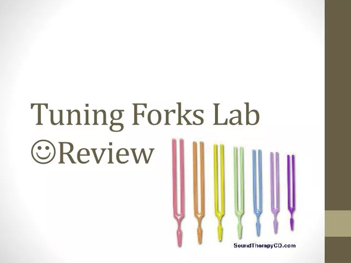 tuning forks lab r eview