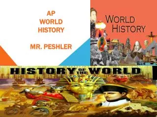 AP WORLD HISTORY Mr. peshler