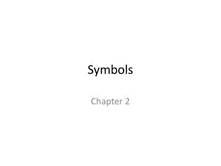 symbols