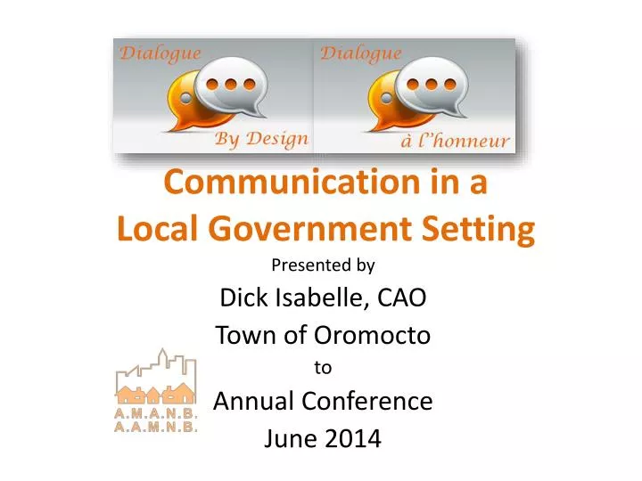 communication in a local government setting