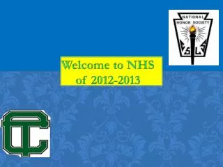 Welcome to NHS of 2012-2013