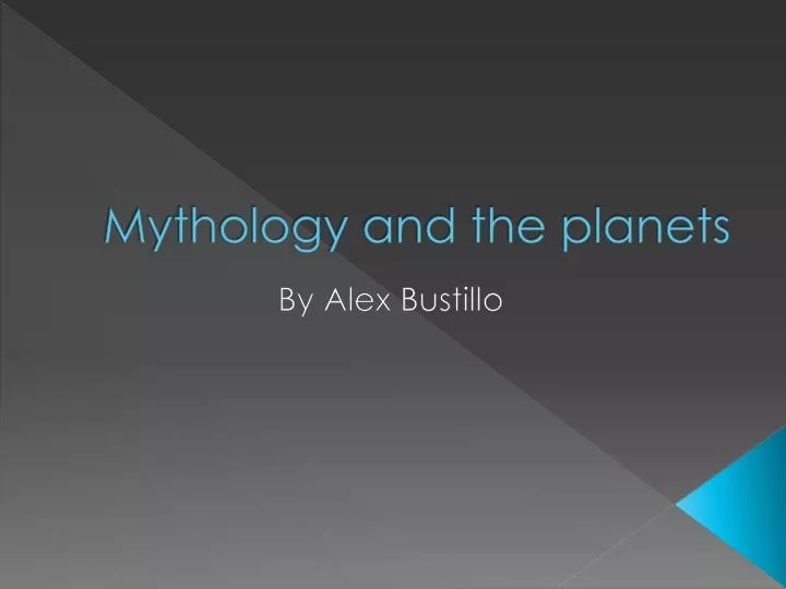 mythology and the planets