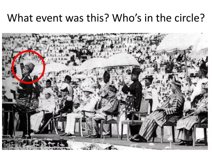 what event was this who s in the circle