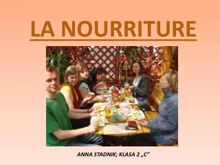 la nourriture