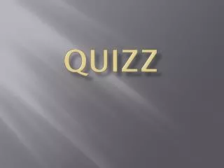 quizz