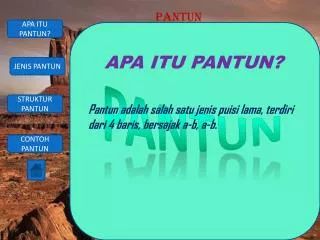 apa itu pantun