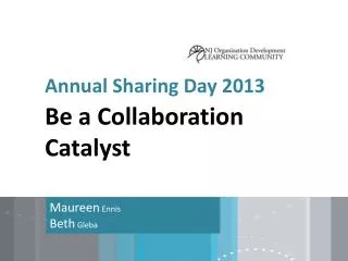 Annual Sharing Day 2013