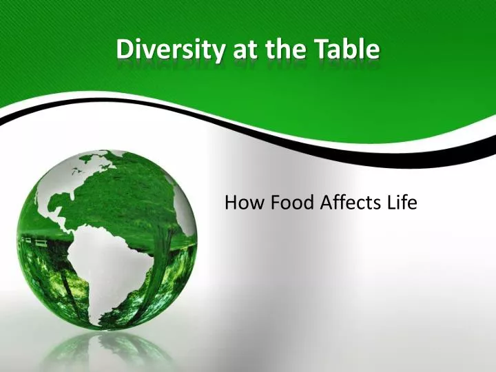 diversity at the table