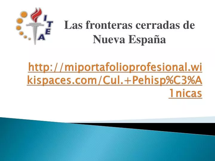 http miportafolioprofesional wikispaces com cul pehisp c3 a1nicas