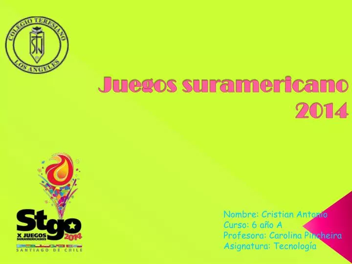juegos suramericano 2014