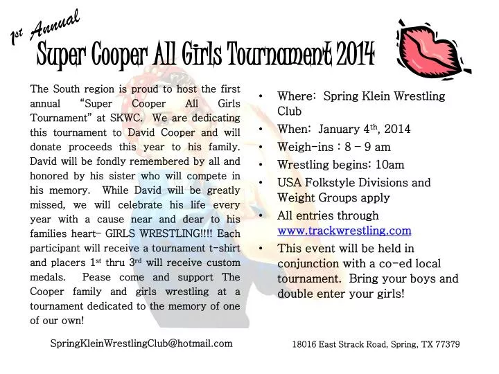 super cooper all girls tournament 2014