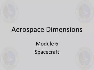 Aerospace Dimensions