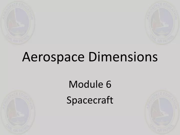 aerospace dimensions