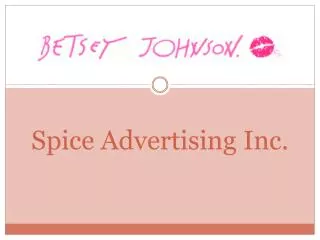 Spice Advertising Inc.