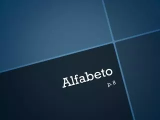 alfabeto
