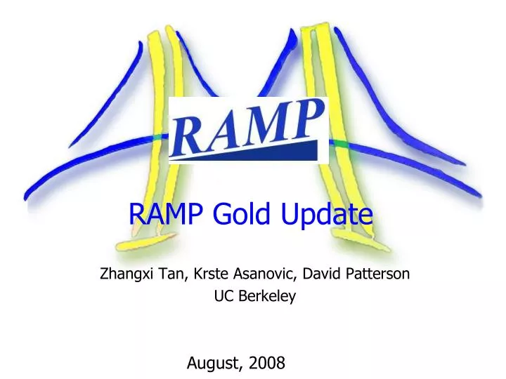 ramp gold update