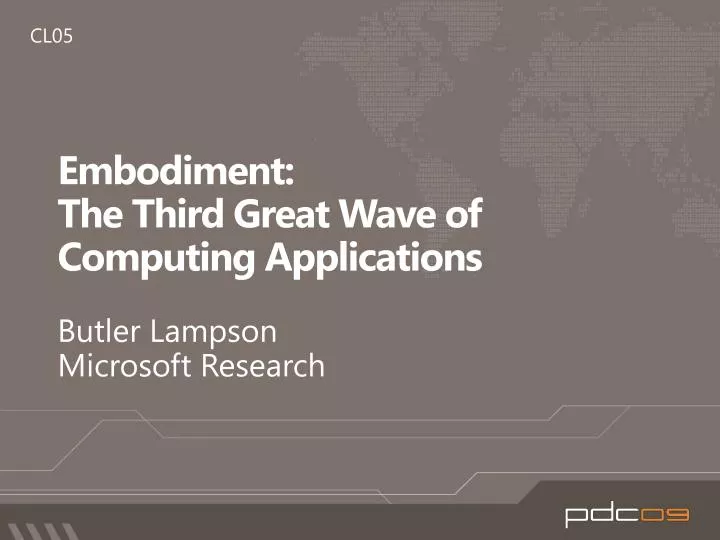 embodiment the third great wave of computing applications