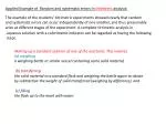 Applied Example of Random and systematic errors in titrimetric analysis: - slide 1