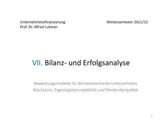 vii bilanz und erfolgsanalyse
