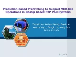 Prediction-based Prefetching to Support VCR-like Operations in Gossip-based P2P VoD Systems