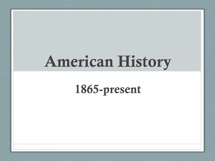 american history