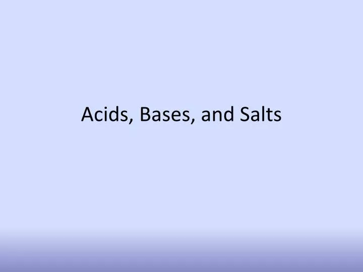 acids bases and salts