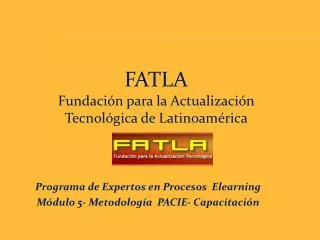 programa de expertos en procesos elearning m dulo 5 metodolog a pacie capacitaci n
