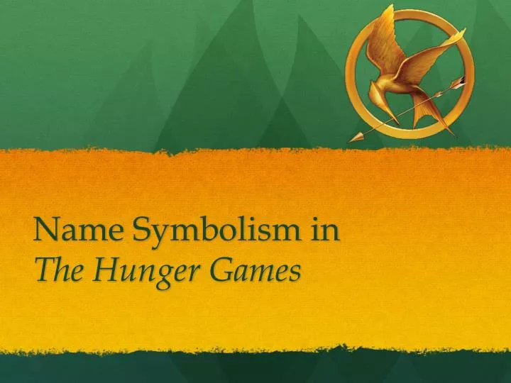 name symbolism in the hunger games