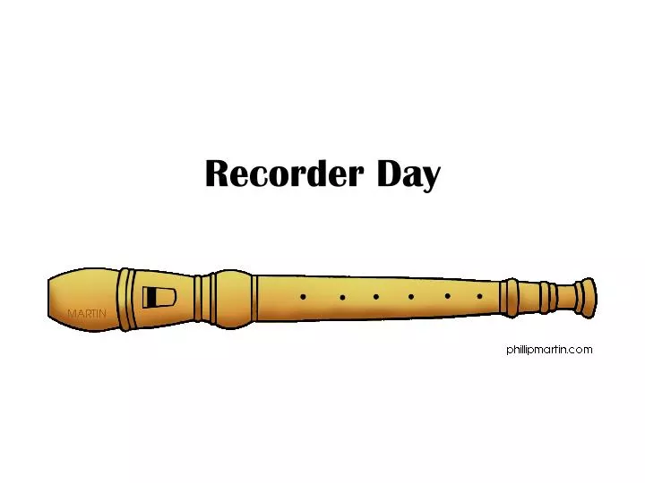 recorder day