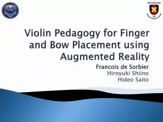 Violin Pedagogy for Finger and Bow Placement using Augmented Reality