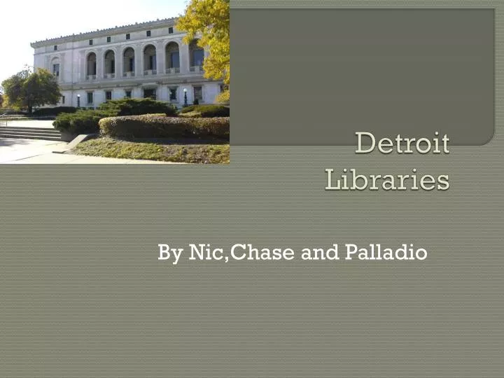 detroit libraries