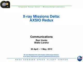 X-ray Missions Delta: AXSIO Redux