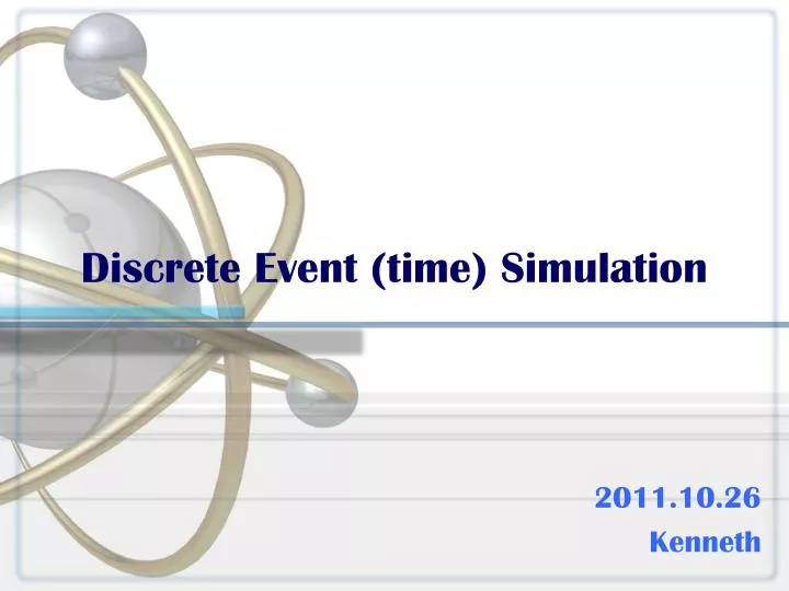 discrete event time simulation