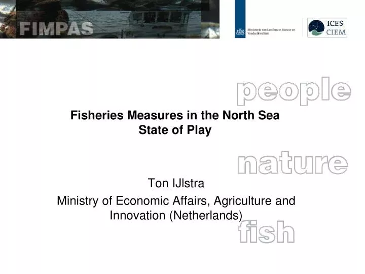 fisheries measures in the north sea state of play