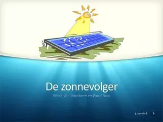 de zonnevolger