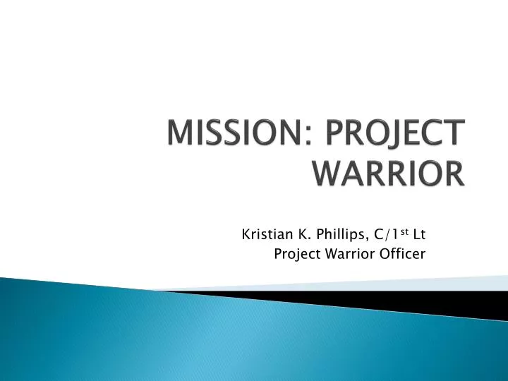 mission project warrior